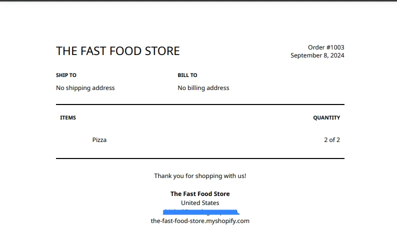 #2: Print packing slips